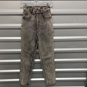 Vintage Acid Wash High-Waisted Jeans AMERICAN LEGEND Y2K 90s Size 3/4 Grunge